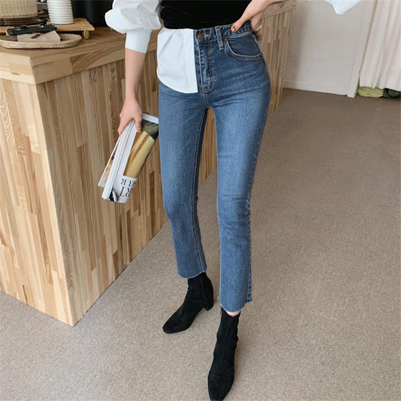 デニムパンツレディースデニムパンツハイウエスト防寒厚裏ボア裏起毛ストレッチゆったり九分丈チノパンジーンズ脚カジュアル体型カバー デニムパンツレディースデニムパンツハイウエスト防寒厚裏ボア裏起毛ストレッチゆったり九分丈チノパンジーンズ脚カジュアル体型カバー