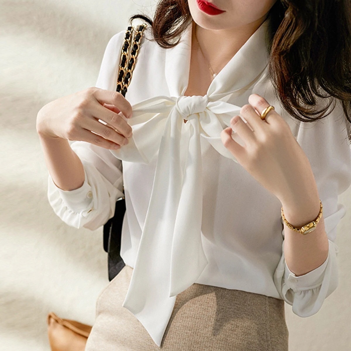 シンプル オフィス ブラウス 蝶結び シャツ女 ブラウス 可愛い トップス ワイシャツ お肌に優しい ファッション 福袋 レディース 服 紫外線対策 ロンt シフォンブラウス シンプル オフィス ブラウス 蝶結び シャツ女 ブラウス 可愛い トップス ワイシャツ お肌に優しい ファッション 福袋 レディース 服 紫外線対策 ロンt シフォンブラウス