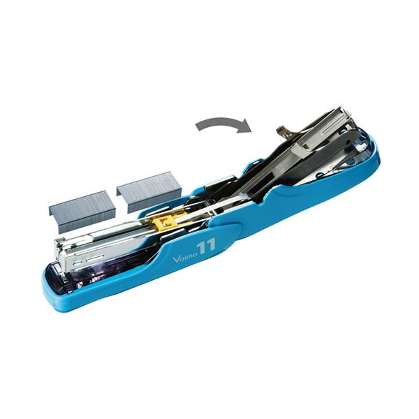 (まとめ) マックス バイモ11フラット 40枚とじブラック HD-11FLK／K 1個 (×10セット)