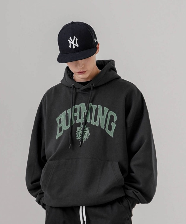 EZKATON] Burning Heavy Cotton Hoodie パーカー
