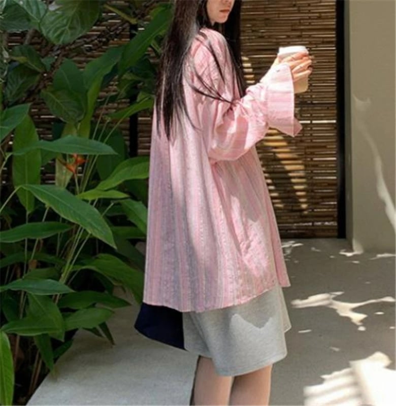 オーバーサイズ トップス レディース チュニック シャツ トレンド ブラウス 30代 40代 50代 60代 春 春夏 夏 カジュアル 長袖 夏服 大きいサイズ ゆったり 袖 ボリューム シンプル ベ オーバーサイズ トップス レディース チュニック シャツ トレンド ブラウス 30代 40代 50代 60代 春 春夏 夏 カジュアル 長袖 夏服 大きいサイズ ゆったり 袖 ボリューム シンプル ベ