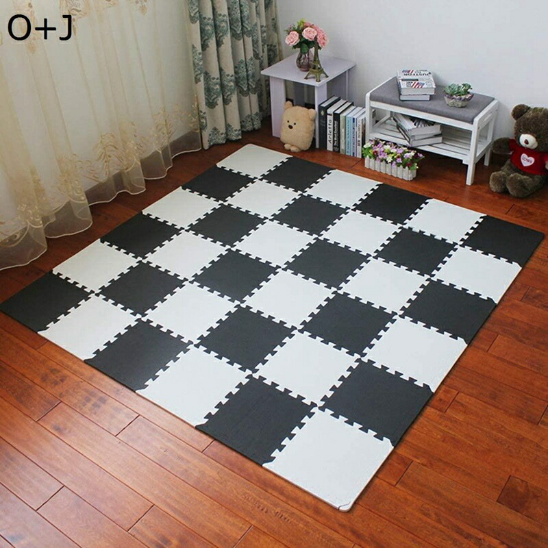 ジョイントマット プレイマット 子供部屋 防音 単色 イエロー+ブルー 30cm 30枚 サイドパーツ付き 床暖房対応 ジョイントフロアマット PE 撥水 洗える ペット キズ防止 転倒防止 パズルマ ジョイントマット プレイマット 子供部屋 防音 単色 イエロー+ブルー 30cm 30枚 サイドパーツ付き 床暖房対応 ジョイントフロアマット PE 撥水 洗える ペット キズ防止 転倒防止 パズルマ