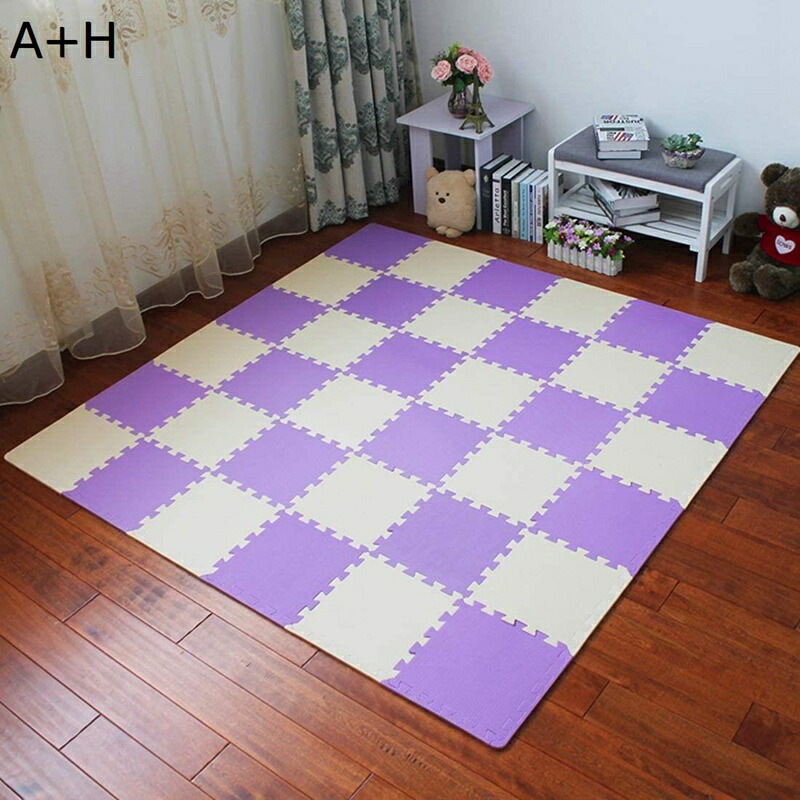 ジョイントマット プレイマット 子供部屋 防音 単色 イエロー+ブルー 30cm 30枚 サイドパーツ付き 床暖房対応 ジョイントフロアマット PE 撥水 洗える ペット キズ防止 転倒防止 パズルマ ジョイントマット プレイマット 子供部屋 防音 単色 イエロー+ブルー 30cm 30枚 サイドパーツ付き 床暖房対応 ジョイントフロアマット PE 撥水 洗える ペット キズ防止 転倒防止 パズルマ