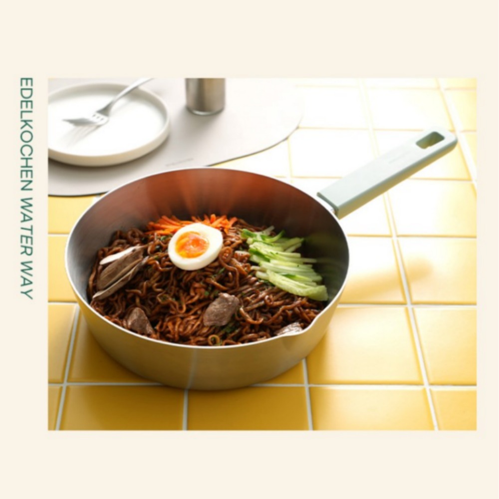 ウォーターウェイ 2in1 マルチステン 304 インダクション ih 片手鍋 ラーメン鍋 深型フライパン 中華鍋 20cm / 24cm ウォーターウェイ 2in1 マルチステン 304 インダクション ih 片手鍋 ラーメン鍋 深型フライパン 中華鍋 20cm / 24cm