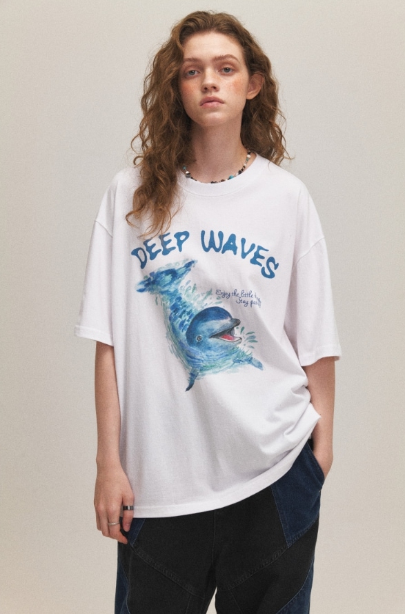 【CPGN STUDIO】 DTP Wave Dolphin Short Sleeve Tee 【CPGN STUDIO】 DTP Wave Dolphin Short Sleeve Tee