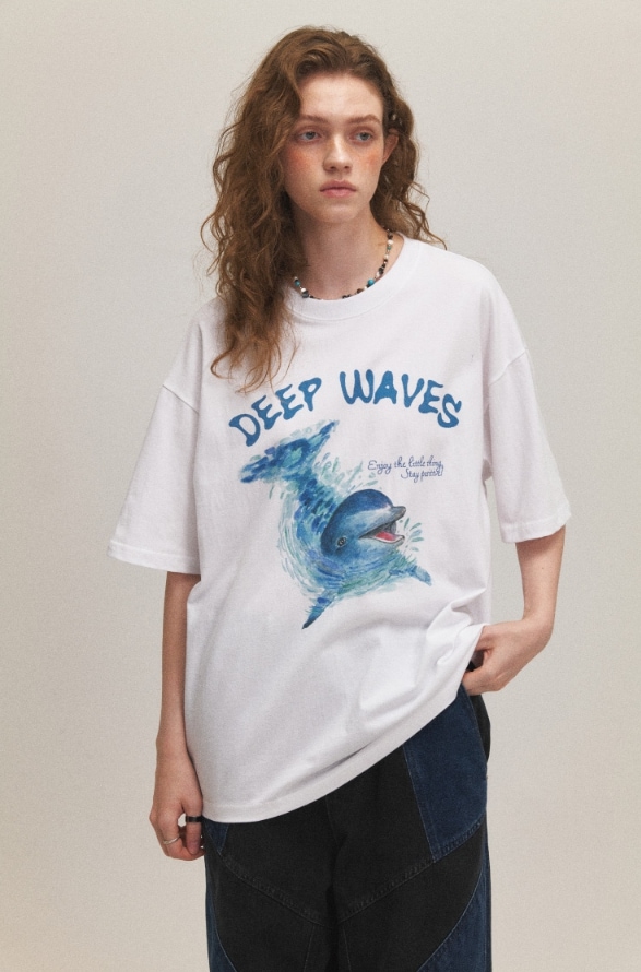 【CPGN STUDIO】 DTP Wave Dolphin Short Sleeve Tee 【CPGN STUDIO】 DTP Wave Dolphin Short Sleeve Tee