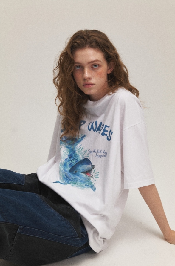 【CPGN STUDIO】 DTP Wave Dolphin Short Sleeve Tee 【CPGN STUDIO】 DTP Wave Dolphin Short Sleeve Tee