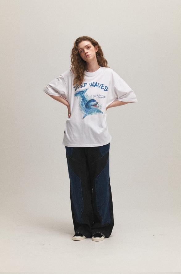 【CPGN STUDIO】 DTP Wave Dolphin Short Sleeve Tee 【CPGN STUDIO】 DTP Wave Dolphin Short Sleeve Tee