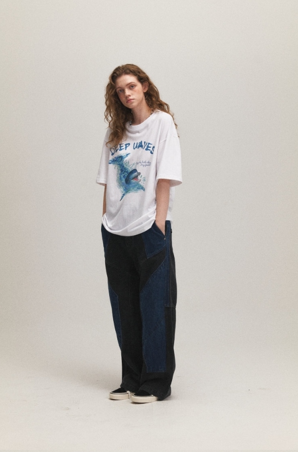 【CPGN STUDIO】 DTP Wave Dolphin Short Sleeve Tee 【CPGN STUDIO】 DTP Wave Dolphin Short Sleeve Tee