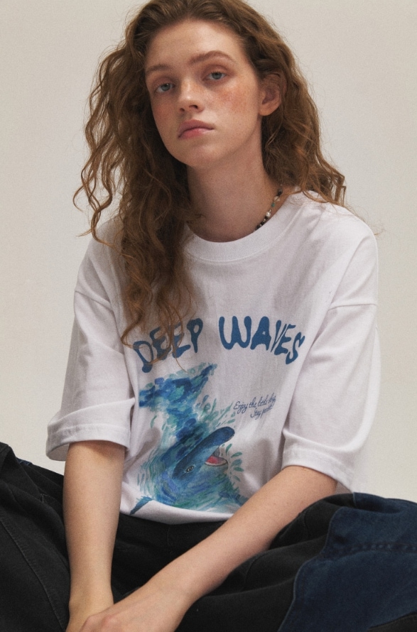 【CPGN STUDIO】 DTP Wave Dolphin Short Sleeve Tee 【CPGN STUDIO】 DTP Wave Dolphin Short Sleeve Tee