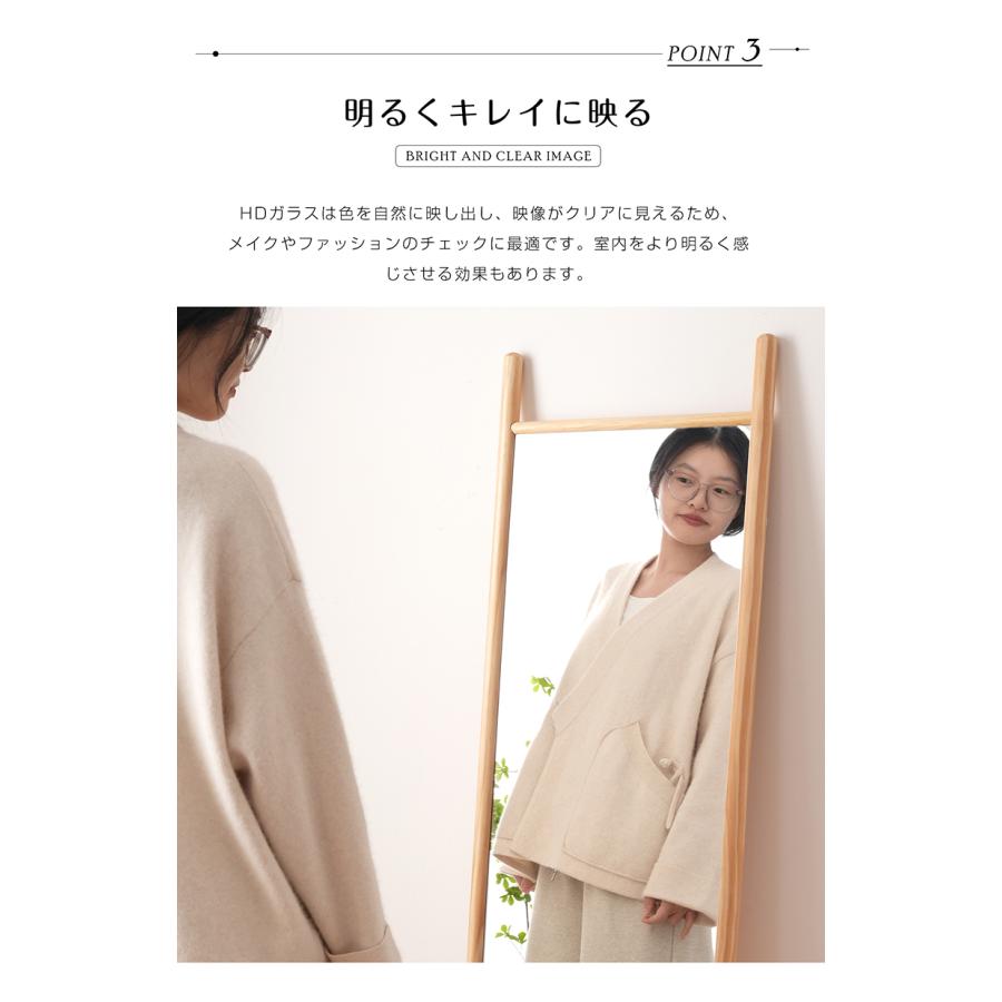 短納期！全身鏡 鏡 姿見 スタンドミラー ミラー 立て掛け 壁掛け 大きいミラー 韓国 インスタ映え 飛散防止加工 玄関 おしゃれ 後付け ミラー 全身ミラー ドレッサー スリムミラー