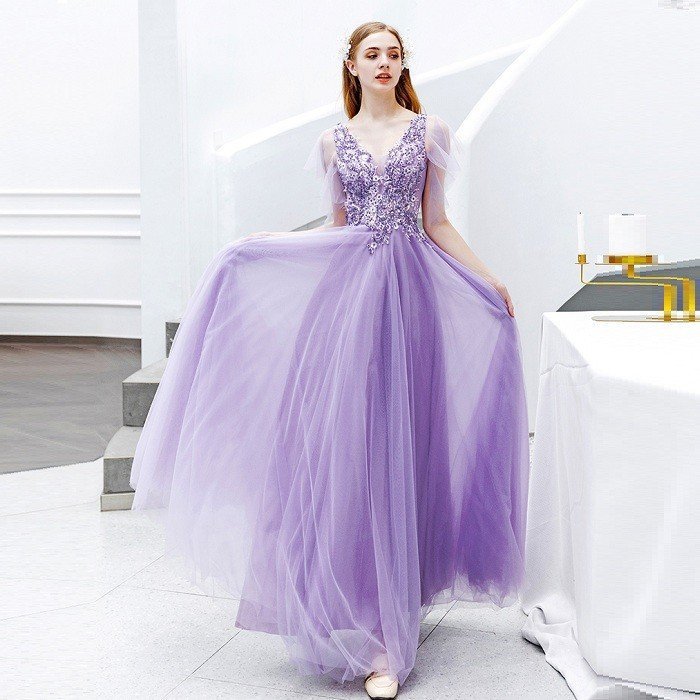 ロングドレス カラードレス パーティードレス 発表会 大きいサイズ 結婚式 ワンピース 二次会 ドレ