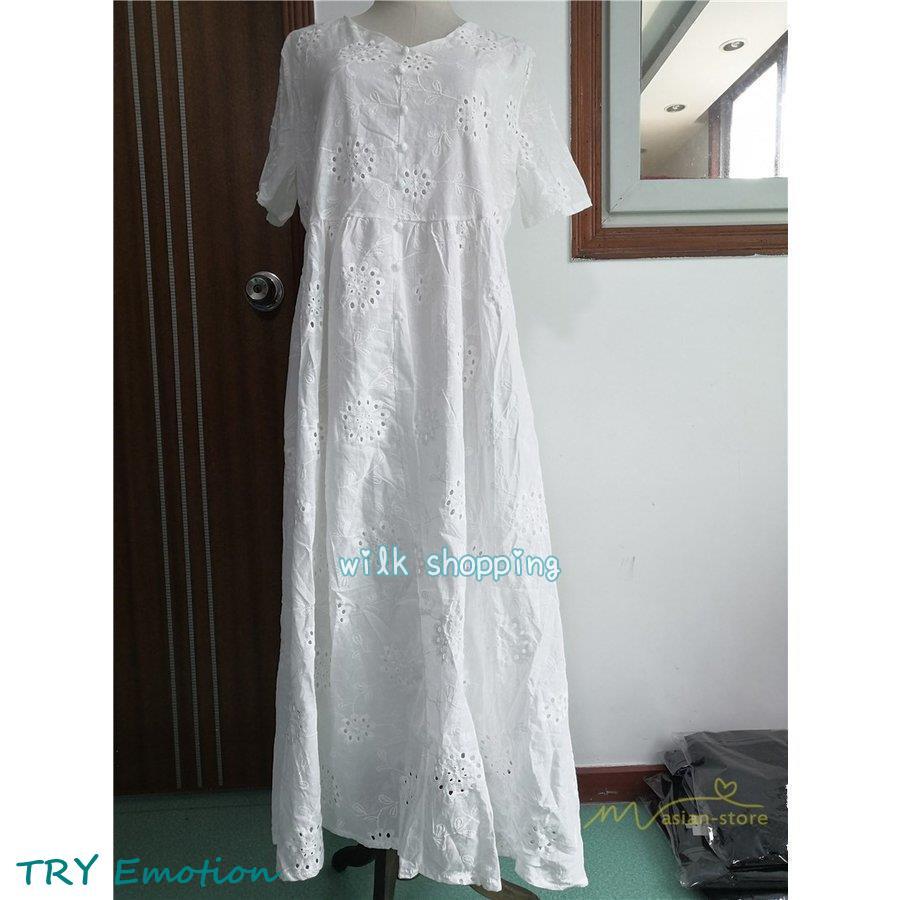 【即納】夏ワンピース 半袖 ロングワンピース Aライン 花刺繍 Vネック サマー ゆったり 夏コーデ 体型カバー 20代30代 黒 白 40代 ママ フォーマル OL 大人 シンプル 【即納】夏ワンピース 半袖 ロングワンピース Aライン 花刺繍 Vネック サマー ゆったり 夏コーデ 体型カバー 20代30代 黒 白 40代 ママ フォーマル OL 大人 シンプル