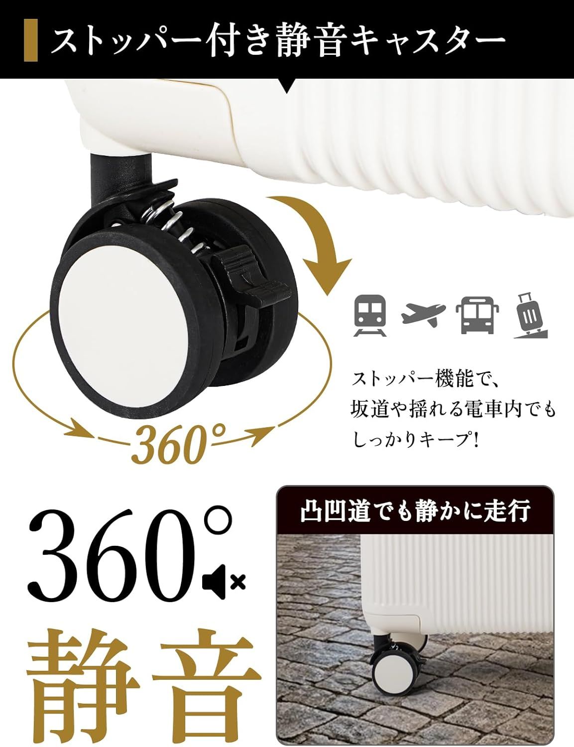 前開きキャリーケース スーツケース機内持ち込み 耐衝撃 超軽量 USBポート付き Mサイズ 大容量 4-7泊 旅行 ビジネス 出張 ホワイト 前開きキャリーケース スーツケース機内持ち込み 耐衝撃 超軽量 USBポート付き Mサイズ 大容量 4-7泊 旅行 ビジネス 出張 ホワイト