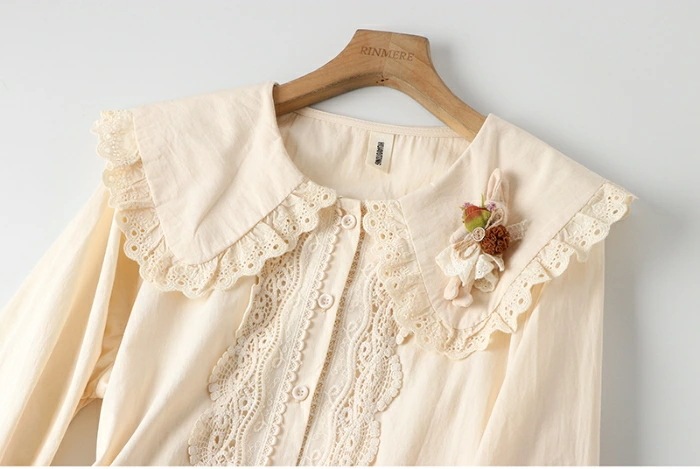 【急速出荷】甘かわいい ワンピース 長袖 コットン ロングワンピース 森ガール レース 綿 春服 夏服 春夏 ローゴージャス ロリータ 体型カバー レディース 女性 薄手 春物 夏物 夏用 春用