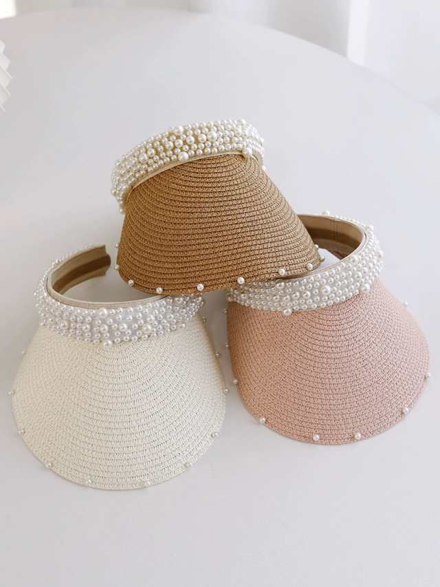 麦わら帽子 ストローハット サンバイザー レディース 大人可愛い カジュアル おしゃれ かっこいい レトロ こなれ感 ラフ スポーティー クール モード系 主役級 存在感 キュート ラグジュアリー 無