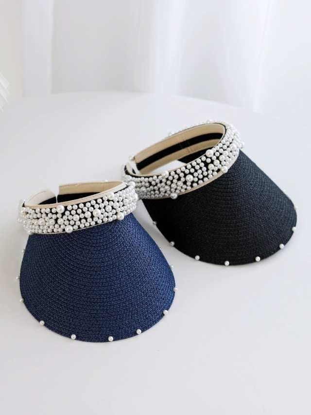 麦わら帽子 ストローハット サンバイザー レディース 大人可愛い カジュアル おしゃれ かっこいい レトロ こなれ感 ラフ スポーティー クール モード系 主役級 存在感 キュート ラグジュアリー 無