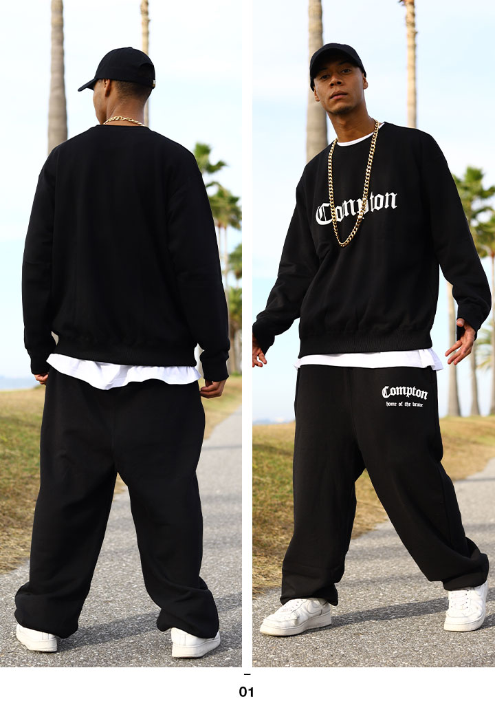 ACEFLAG ストリート系 トレーナー 長袖 スウェット 裏パイル メンズ レディース 黒 白 ブラック ホワイト 大きいサイズ エースフラッグ シンプル Compton ACEFLAG ストリート系 トレーナー 長袖 スウェット 裏パイル メンズ レディース 黒 白 ブラック ホワイト 大きいサイズ エースフラッグ シンプル Compton