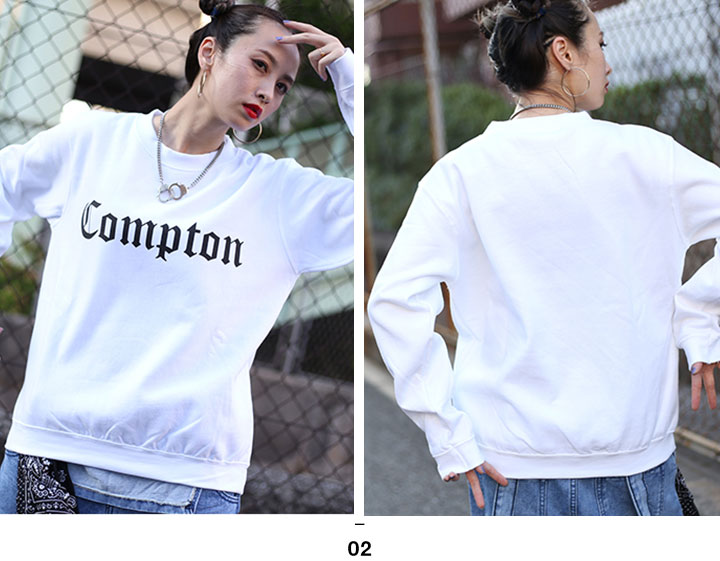 ACEFLAG ストリート系 トレーナー 長袖 スウェット 裏パイル メンズ レディース 黒 白 ブラック ホワイト 大きいサイズ エースフラッグ シンプル Compton ACEFLAG ストリート系 トレーナー 長袖 スウェット 裏パイル メンズ レディース 黒 白 ブラック ホワイト 大きいサイズ エースフラッグ シンプル Compton