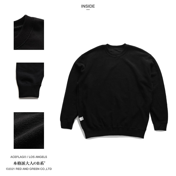 ACEFLAG ストリート系 トレーナー 長袖 スウェット 裏パイル メンズ レディース 黒 白 ブラック ホワイト 大きいサイズ エースフラッグ シンプル Compton ACEFLAG ストリート系 トレーナー 長袖 スウェット 裏パイル メンズ レディース 黒 白 ブラック ホワイト 大きいサイズ エースフラッグ シンプル Compton