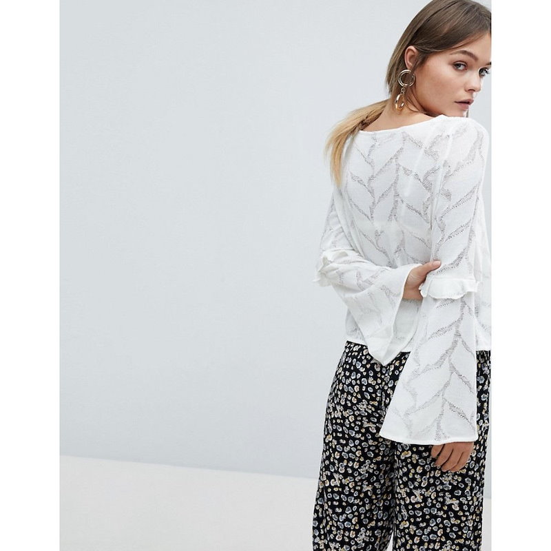 ワイ エー エス レディース トップス ブラウス・シャツ【Y.A.S Sustructure Flared Sleeve Blouse】Cream ワイ エー エス レディース トップス ブラウス・シャツ【Y.A.S Sustructure Flared Sleeve Blouse】Cream