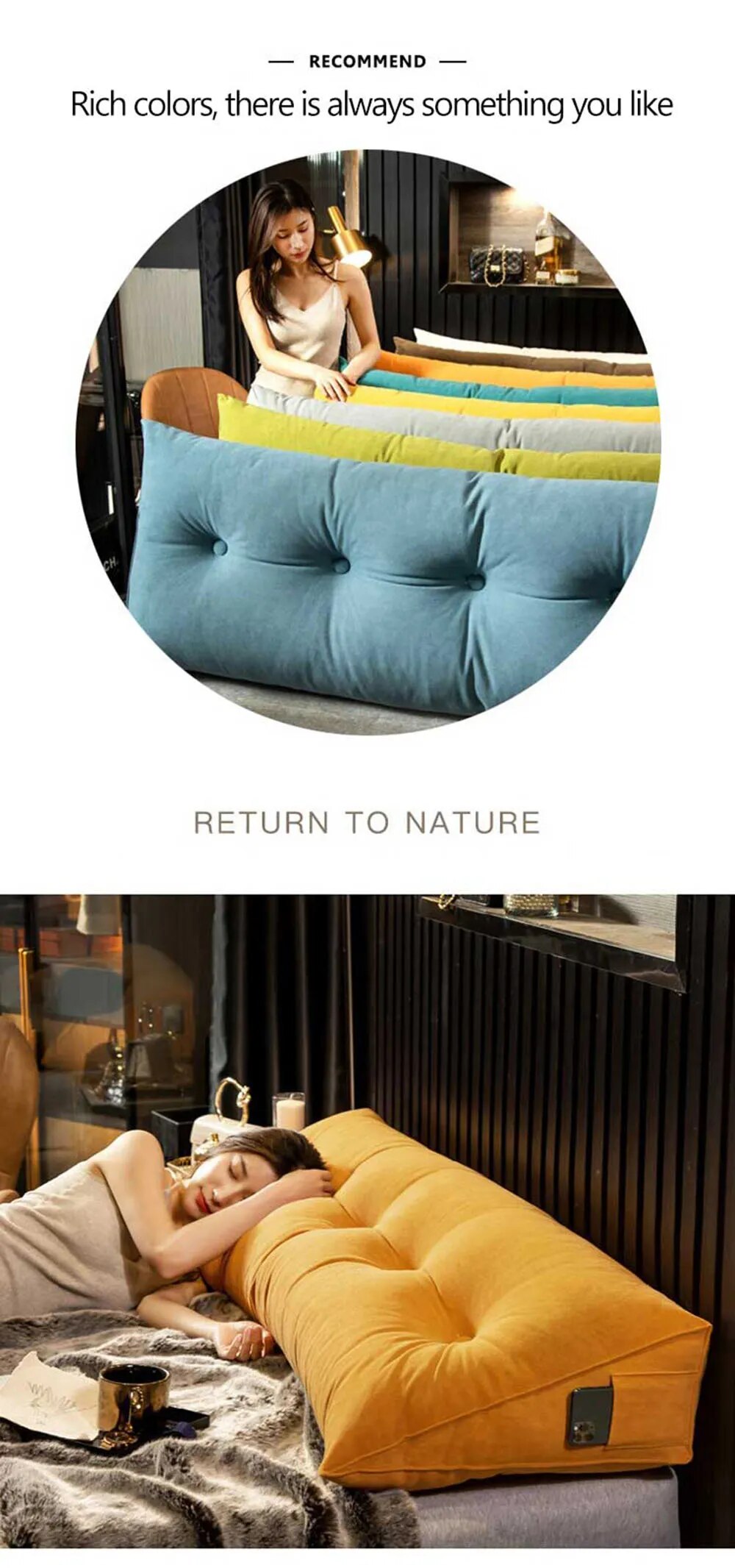 ヘッドボード枕 三角形のクッション 背中の痛みを和らげるための装飾的な枕 ソファ ウエストクッション 11 180x50x20cm ヘッドボード枕 三角形のクッション 背中の痛みを和らげるための装飾的な枕 ソファ ウエストクッション 11 180x50x20cm