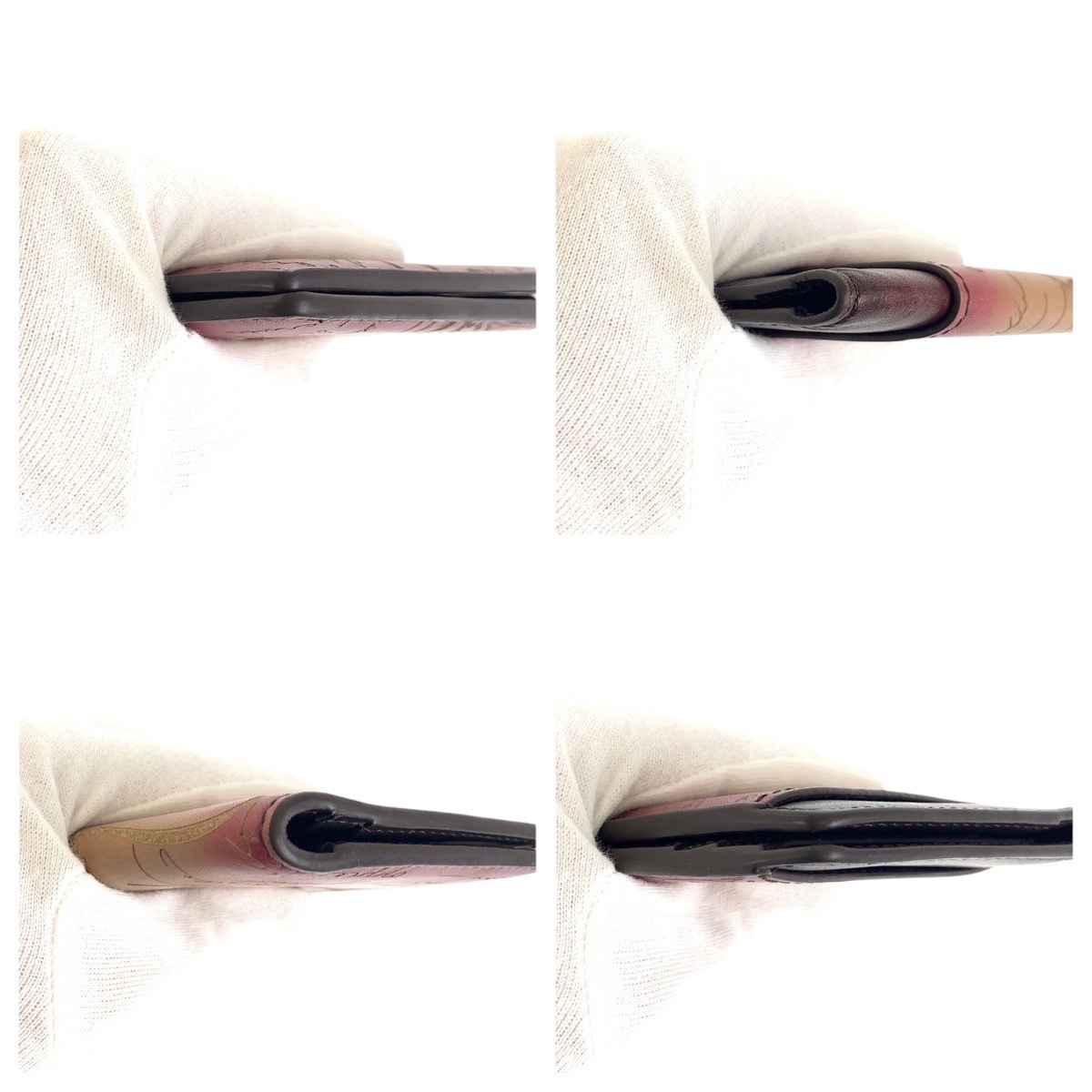 美品 カリグラフィ スクリット ブラウン ボルドー レザー F1213 カードケース 名刺入れ メンズ 504291 美品 カリグラフィ スクリット ブラウン ボルドー レザー F1213 カードケース 名刺入れ メンズ 504291