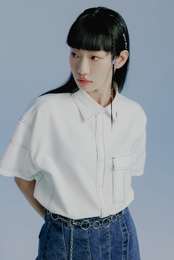 ROMANTIC CROWN】FRONT POCKET WORK SHIRT シャツ・ブラウス