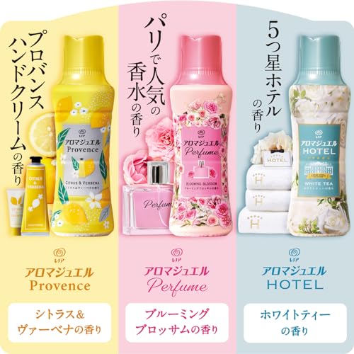 レノア ハピネス アロマジュエル 香り付け専用ビーズ ブルーミングブロッサム 詰め替え 1,410mL5袋 [大容量] [ケース品]