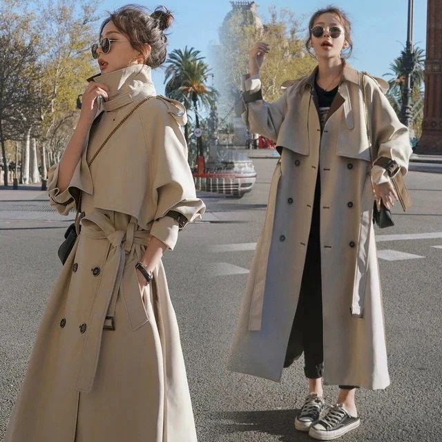 トレンチコート レディース スプリングコート チェスターコート 大きいサイズ アウター バイカラー トレンチコート レディース スプリングコート チェスターコート 大きいサイズ アウター バイカラー