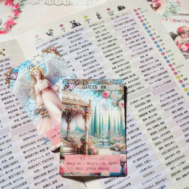 2点セット 天使のルノルマンカード & ルノルマンカード・ガイドブック セット / Holy Charm カードに意味あり!! タロットカード オラクルカード 2点セット 天使のルノルマンカード & ルノルマンカード・ガイドブック セット / Holy Charm カードに意味あり!! タロットカード オラクルカード