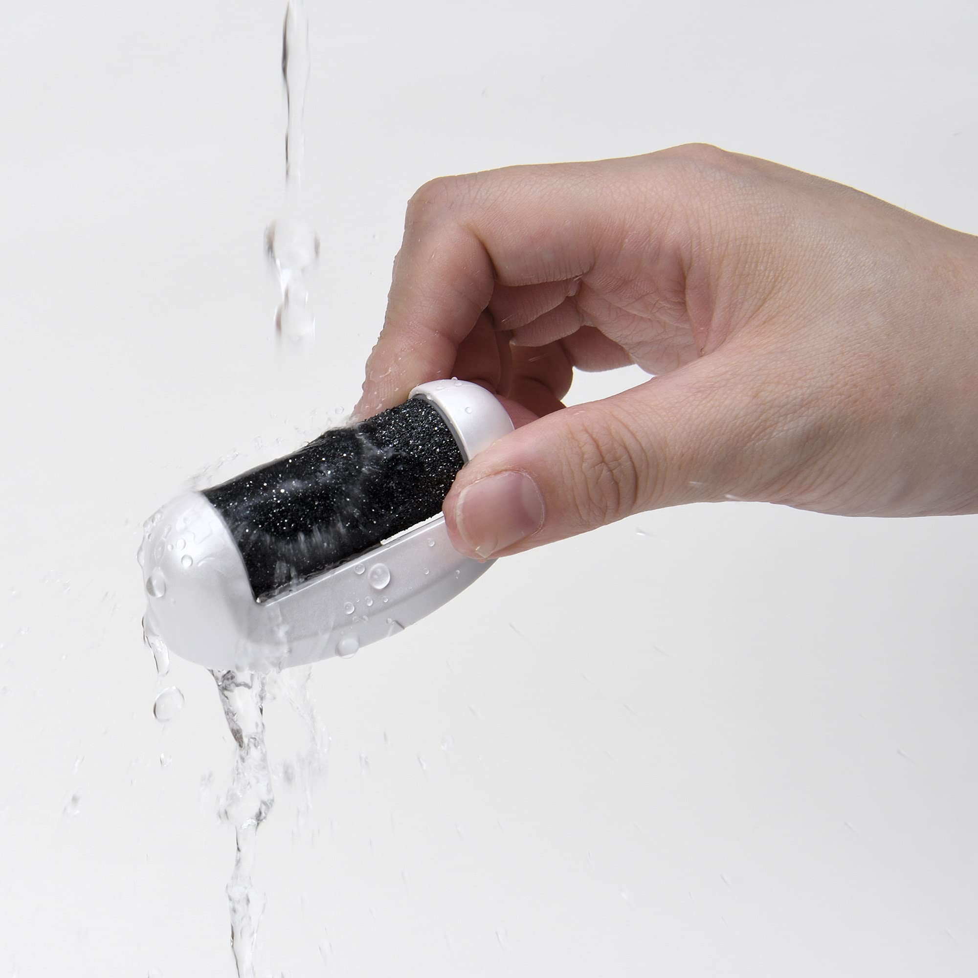 ロゼンスター 電動爪削り 角質ケアローラー ネイルケア 3WAY 乾電池式 ネイルポリッシャー ハンドケア 爪やすり 爪磨き AND59