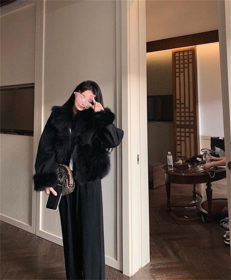 早い者勝ち ファッション コート 新品 縫付 キツネの毛に似せる エレガント スリム 暖かい 厚手 ファー毛皮 早い者勝ち ファッション コート 新品 縫付 キツネの毛に似せる エレガント スリム 暖かい 厚手 ファー毛皮