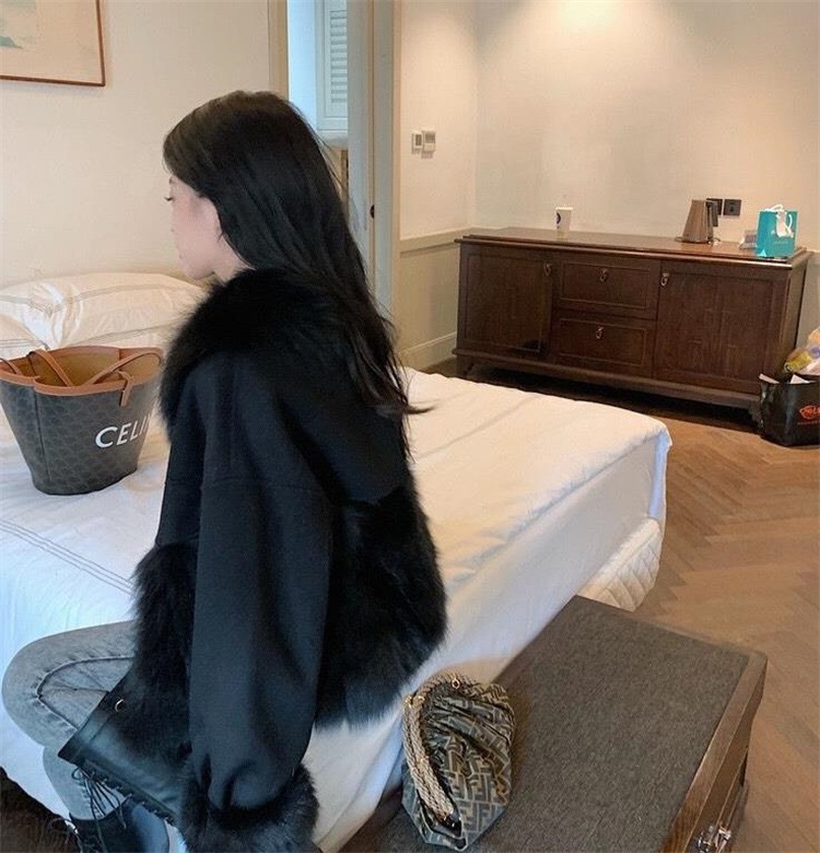 早い者勝ち ファッション コート 新品 縫付 キツネの毛に似せる エレガント スリム 暖かい 厚手 ファー毛皮 早い者勝ち ファッション コート 新品 縫付 キツネの毛に似せる エレガント スリム 暖かい 厚手 ファー毛皮