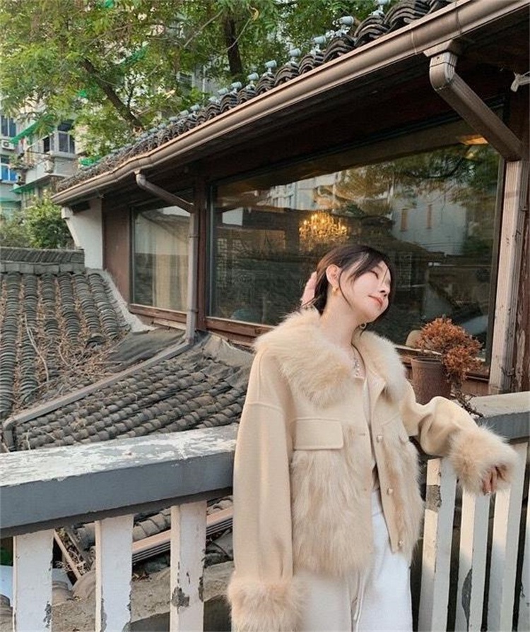 早い者勝ち ファッション コート 新品 縫付 キツネの毛に似せる エレガント スリム 暖かい 厚手 ファー毛皮 早い者勝ち ファッション コート 新品 縫付 キツネの毛に似せる エレガント スリム 暖かい 厚手 ファー毛皮