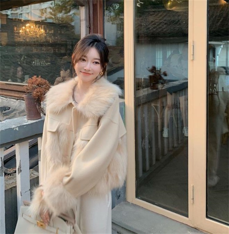 早い者勝ち ファッション コート 新品 縫付 キツネの毛に似せる エレガント スリム 暖かい 厚手 ファー毛皮 早い者勝ち ファッション コート 新品 縫付 キツネの毛に似せる エレガント スリム 暖かい 厚手 ファー毛皮