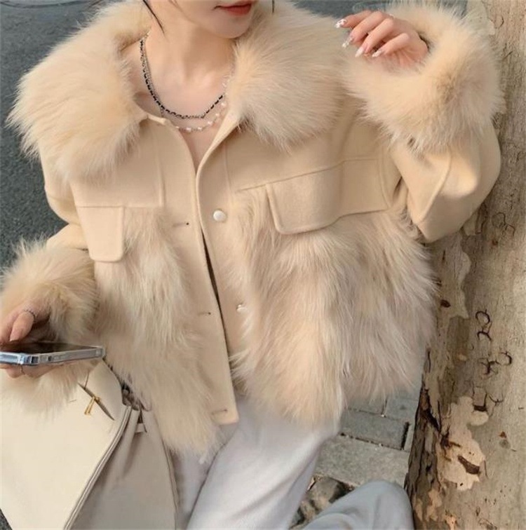早い者勝ち ファッション コート 新品 縫付 キツネの毛に似せる エレガント スリム 暖かい 厚手 ファー毛皮 早い者勝ち ファッション コート 新品 縫付 キツネの毛に似せる エレガント スリム 暖かい 厚手 ファー毛皮