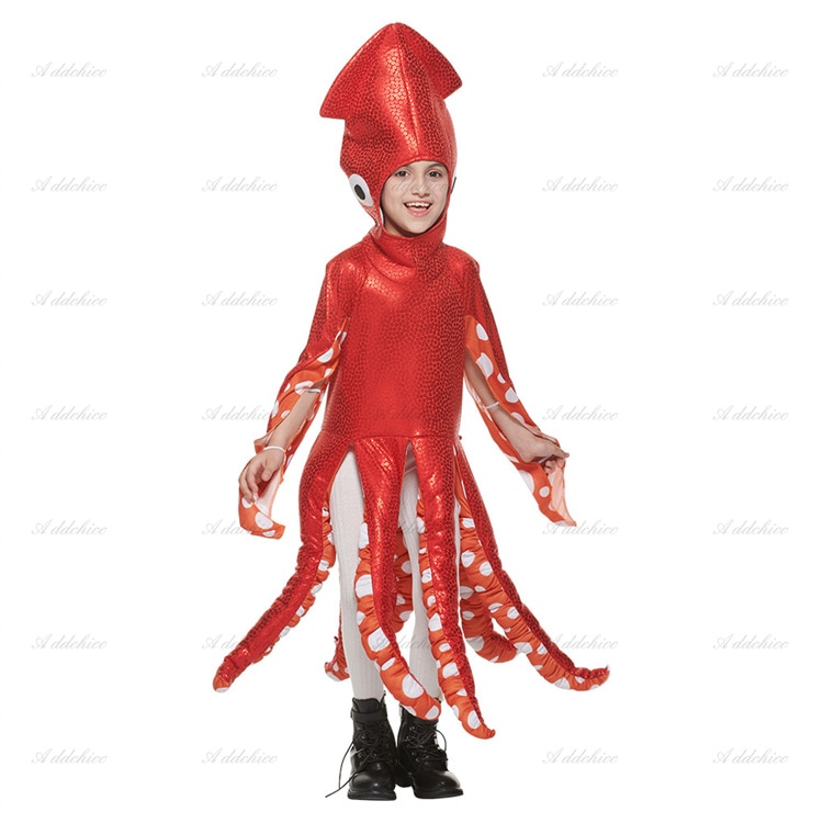ハロウィン 衣装 子供 男の子 女の子 COS 動物 海洋 スルメイカ タコ イカ Halloween キッズ コスプレ コスチューム 子供用 ハロウィン コスプレ キッズ 子ども用 こども 仮装 変 mdprevattcaulkingandwaterproofing.com