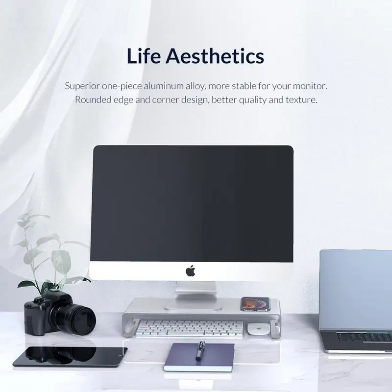 Leorico-アルミニウム製ノートブックスタンド,プロ仕様の金属製デスクトップスタンド sv