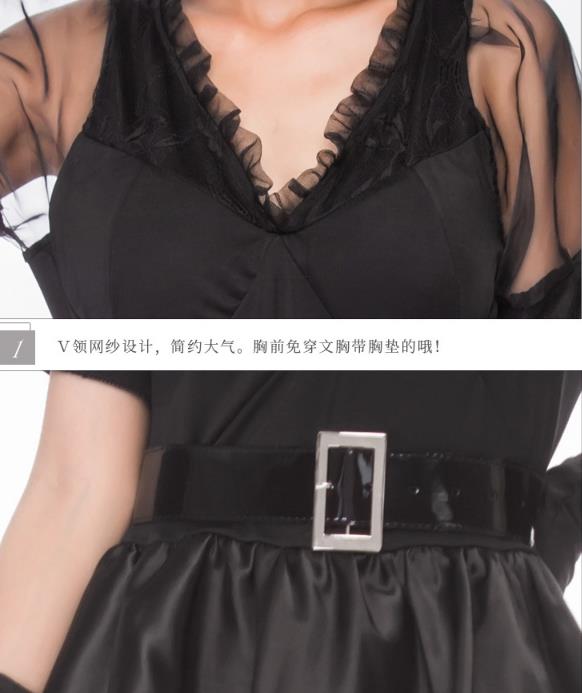 4点セットコスプレワンピース大人変装仮装パーティーイベントコスム.ハロウィンの巫女11 母の日-0003167