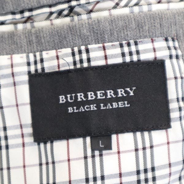 バーバリーブラックレーベル 三陽商会 テーラードジャケット L グレー BURBERRY BLACK LABEL メンズ バーバリーブラックレーベル 三陽商会 テーラードジャケット L グレー BURBERRY BLACK LABEL メンズ