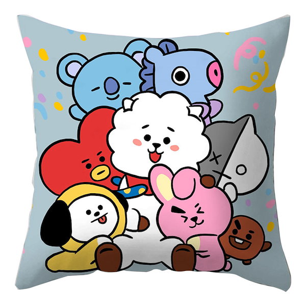 Qoo10] BT21 BTS超かわいい枕カバー クッションカバ