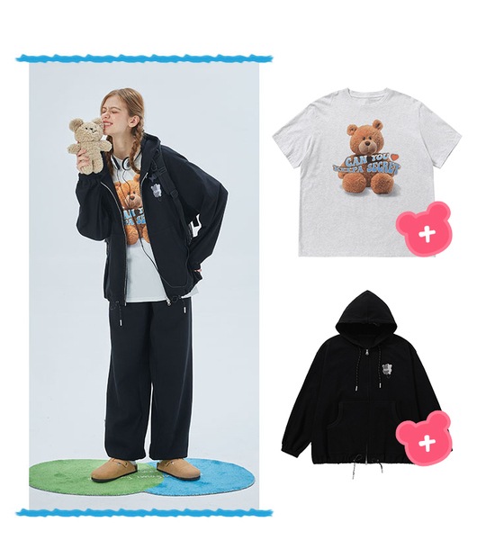 学生カジュアルレトログレースウェットパンツ