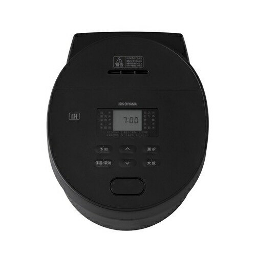 IRIS OHYAMA IH炊飯器 RC-ISA30-B ブラック IRIS OHYAMA 炊飯器 3合 一人暮らし IHジャー炊飯器 アイリス