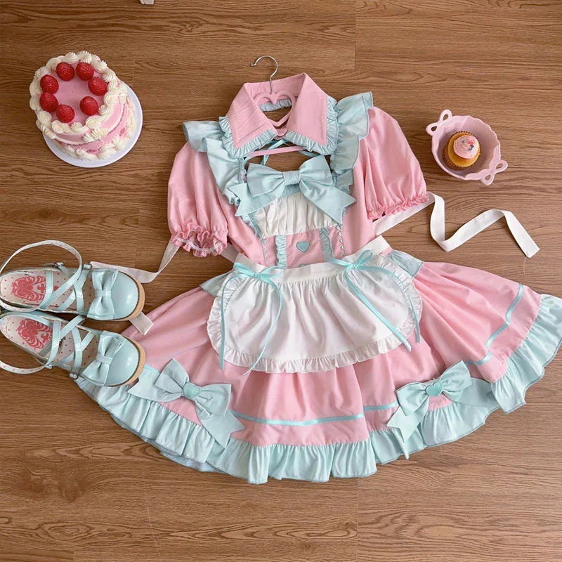 今人気発中コスプレロリータレディースロリータ洋学院祭用初音メイドコスプレワンピースドレス