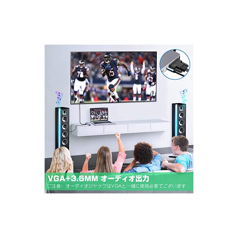 7in1 USB Type C ハブ HDMI VGA変換 Dexモード LAN1000Mbps対応
