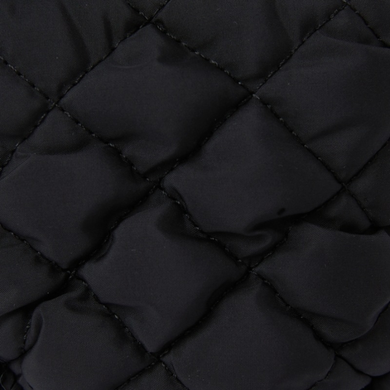 NERDY スタンプミニキルトバッグブラック NERDY スタンプミニキルトバッグブラック