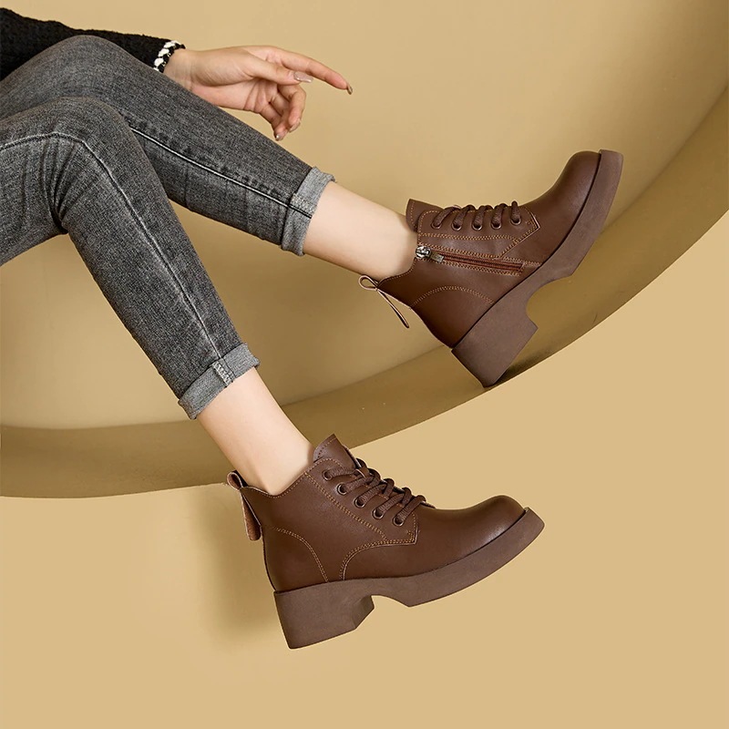 マーディンブーツ ブーティー レディース ショートブーツ 厚底シューズ スモール本革ヴィンテージマーチンブーツ韓国版厚底ショートブーツレディースカジュアルシューズ ロングブーツ マーディンブーツ ブーティー レディース ショートブーツ 厚底シューズ スモール本革ヴィンテージマーチンブーツ韓国版厚底ショートブーツレディースカジュアルシューズ ロングブーツ