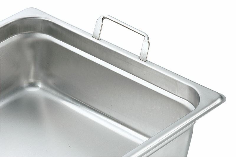 本間製作所 仔犬印 18-8 ホテルパンIIフック付 1/2 深さ65mm