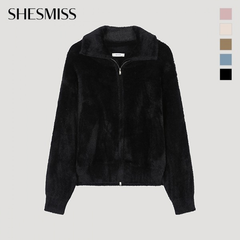 (Shes Miss) ヘアリーツーウェイジップアップカーディガン_SSKCDO42570 (Shes Miss) ヘアリーツーウェイジップアップカーディガン_SSKCDO42570